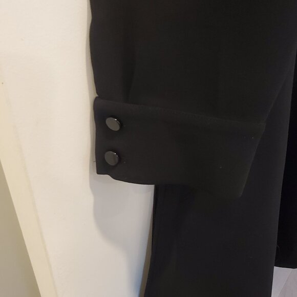 Kate Spade simple flared black dress with sequin collar - Picture 4 of 5